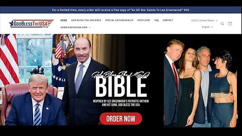 Antichrist 45: Pedophile Satanist Trump's New Bible Has His Name Above God!