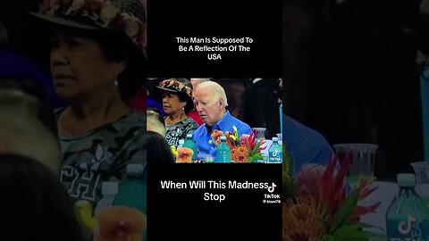 When Will The #Madness End? #JoeBiden #Biden #USA #Maui #Hawaii #election2024 #President