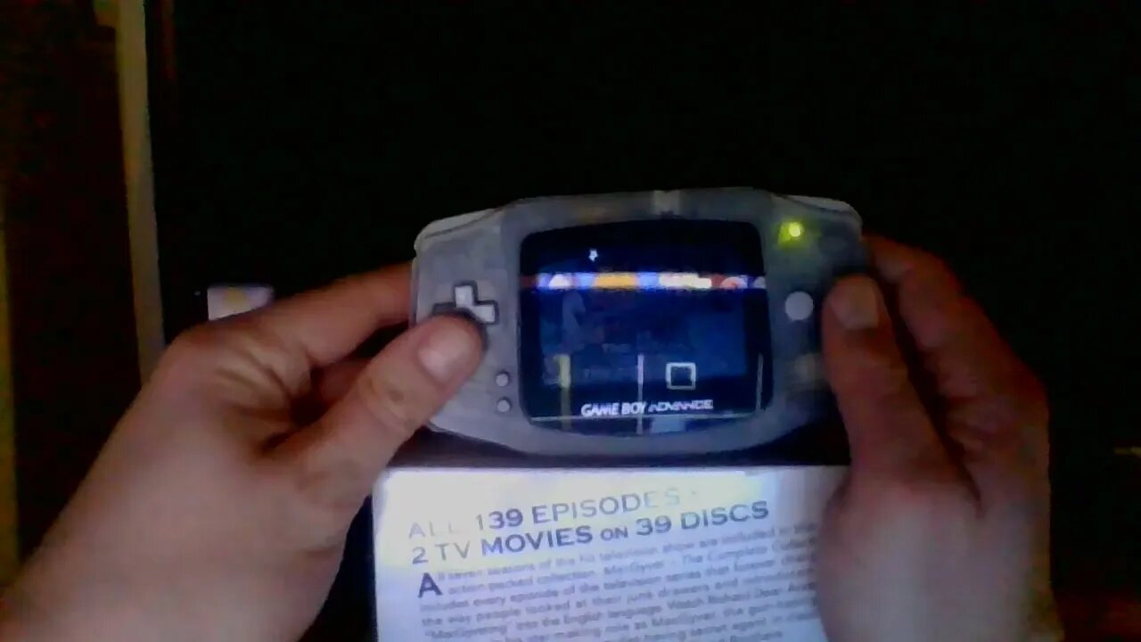 GameBoy Advance - PC Camera recording Test