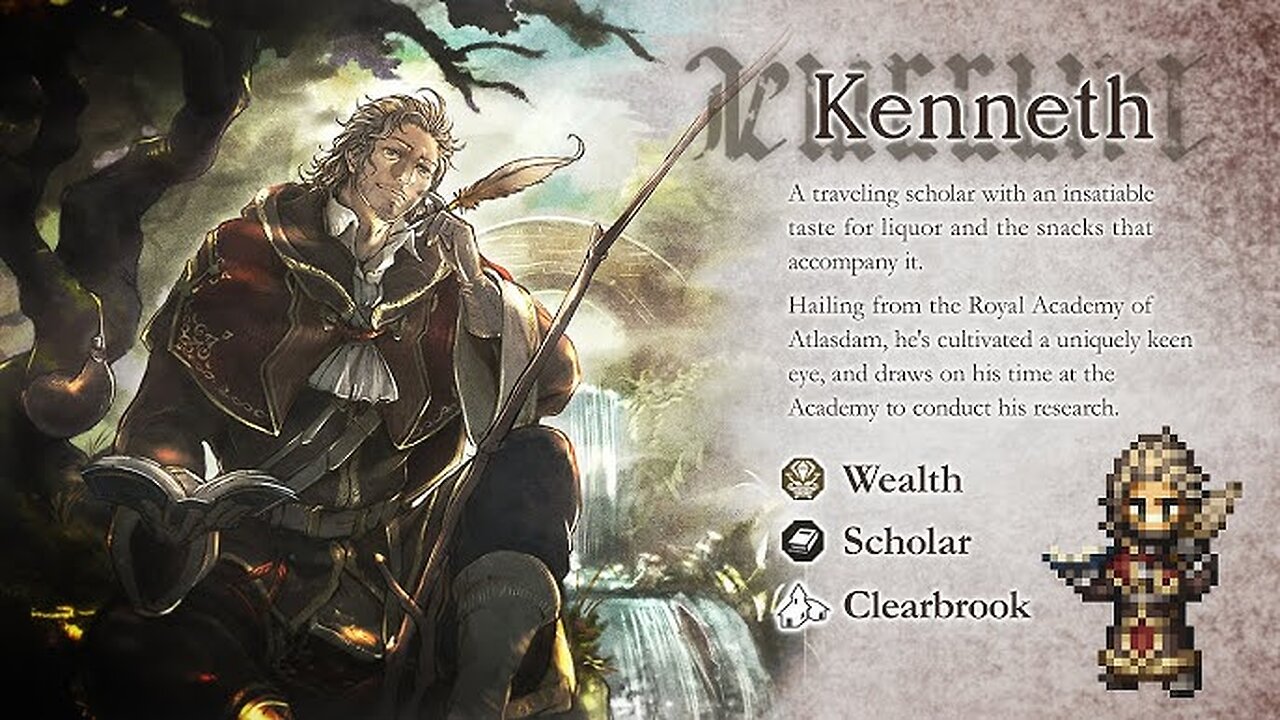Octopath Traveler_ Champions of the Continent - Official Kenneth Trailer