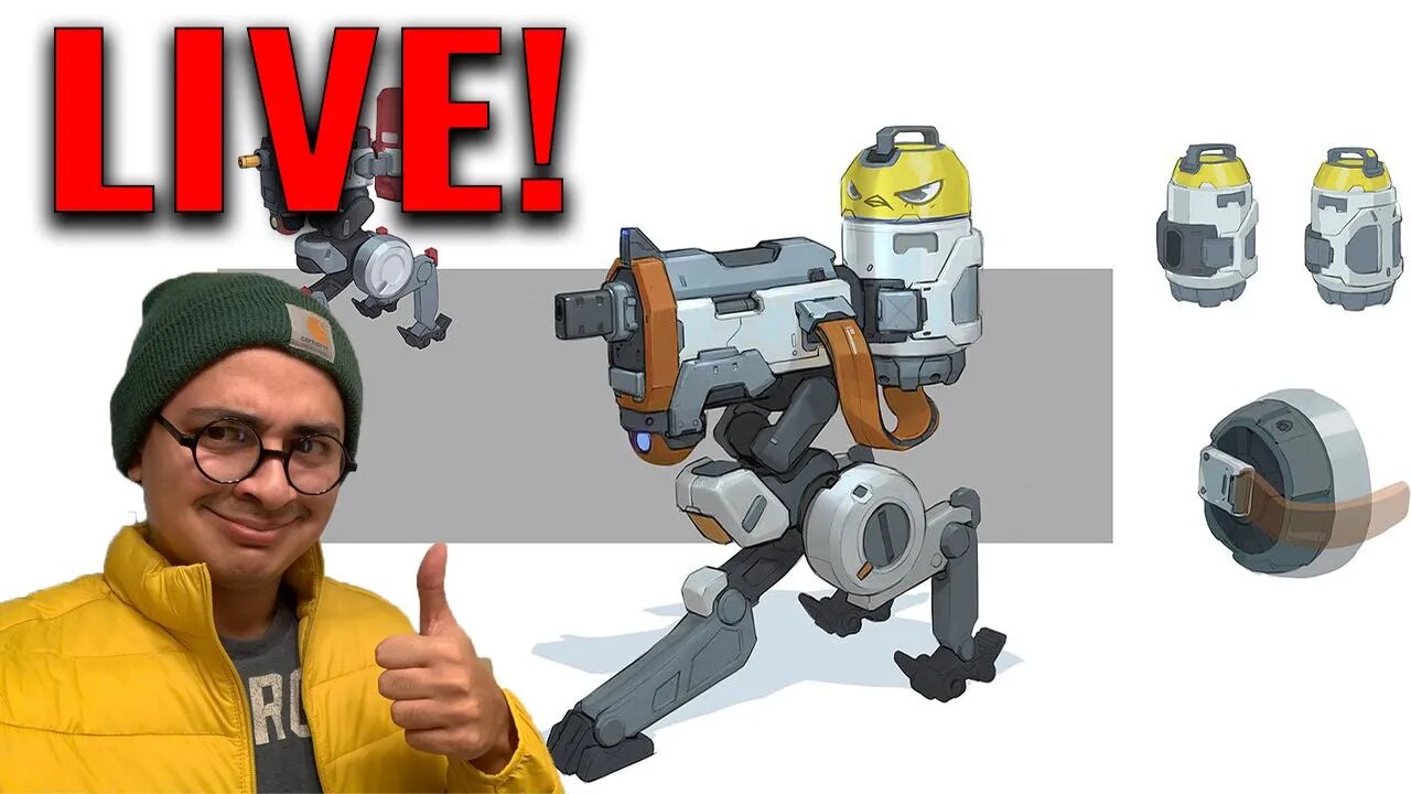 🔴LIVE Dan 3D models KJ Turret in SOLIDWORKS!!