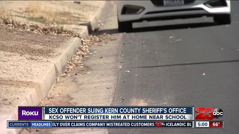 Registered sex offender sues KCSO