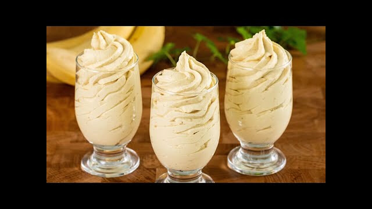 🍌Creamy banana dessert in 5 minutes!🍌no SUGAR, no flour! Everyone is looking for this recipe!