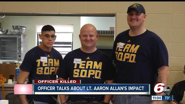 Southport Officer speaks on Lt. Aaron Allan's impact