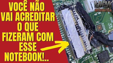 Você Não Vai Acreditar o que Fizeram com esse Notebook | Restauração Incrível!"