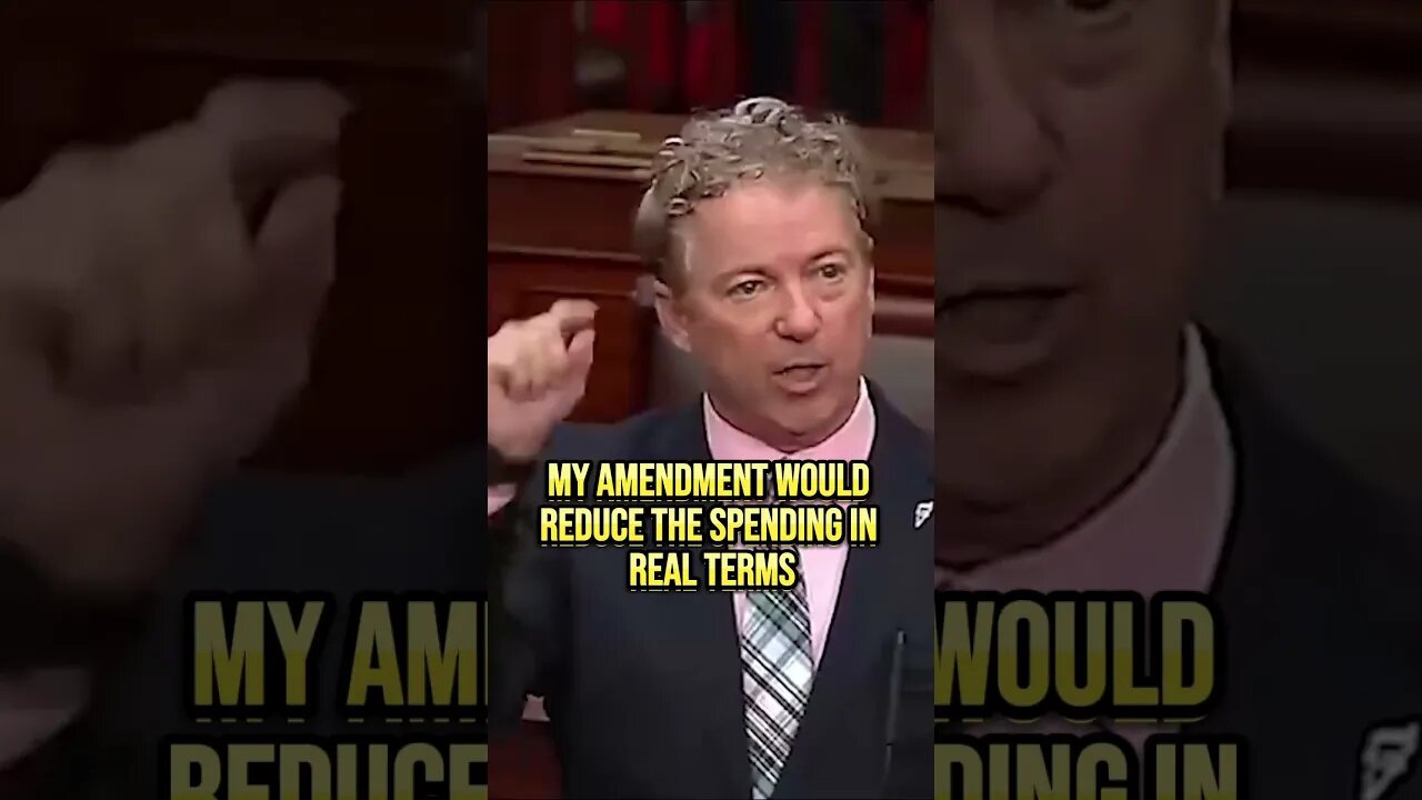 Rand Paul: Cut Government Spending