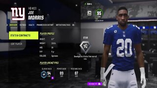 How To Create Joe Morris Franchise Roster Madden 23