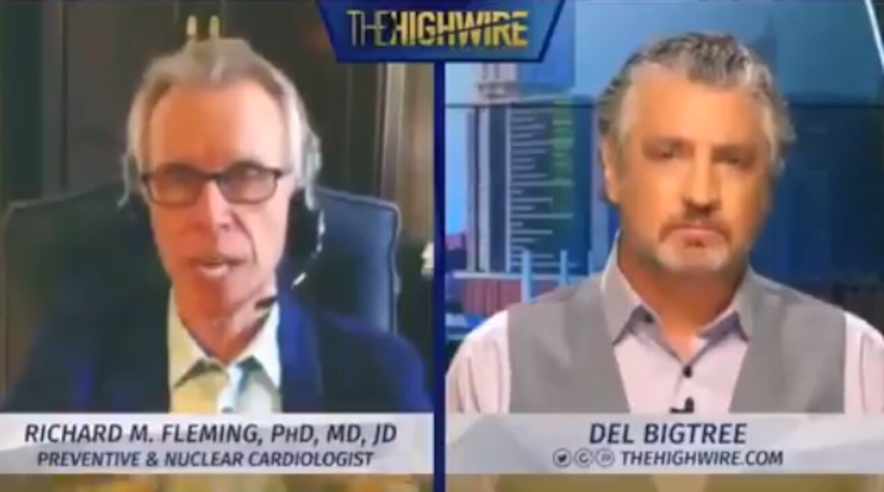 Richard Fleming PhD, MD, preventive & nuclear cardiologist makes shocking claims