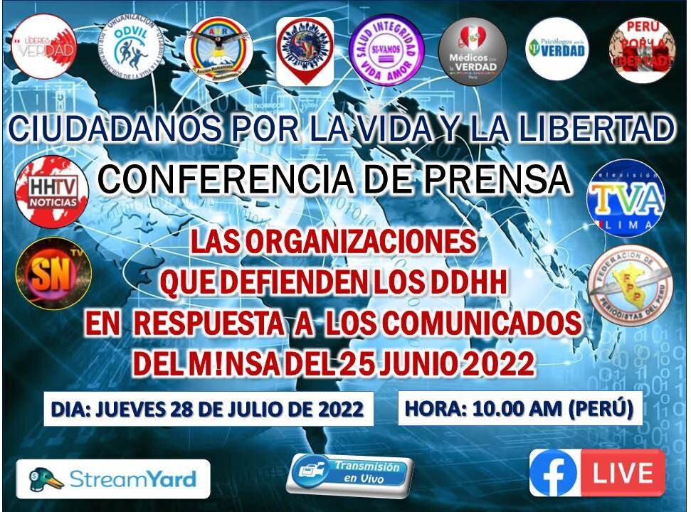 CONFERENCIA DE PRENSA CVL - COMUNICADOS M1NS@ - 25 JUL 22