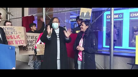 The Public Banking Rally on Park palace hosted by @nychange 10/18/22 @ALBERTSCOTT718 @EastNewYorkCLT