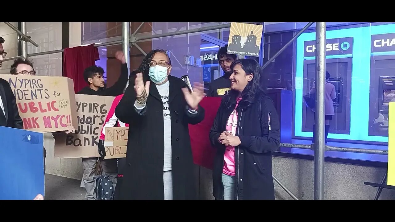 The Public Banking Rally on Park palace hosted by @nychange 10/18/22 @ALBERTSCOTT718 @EastNewYorkCLT