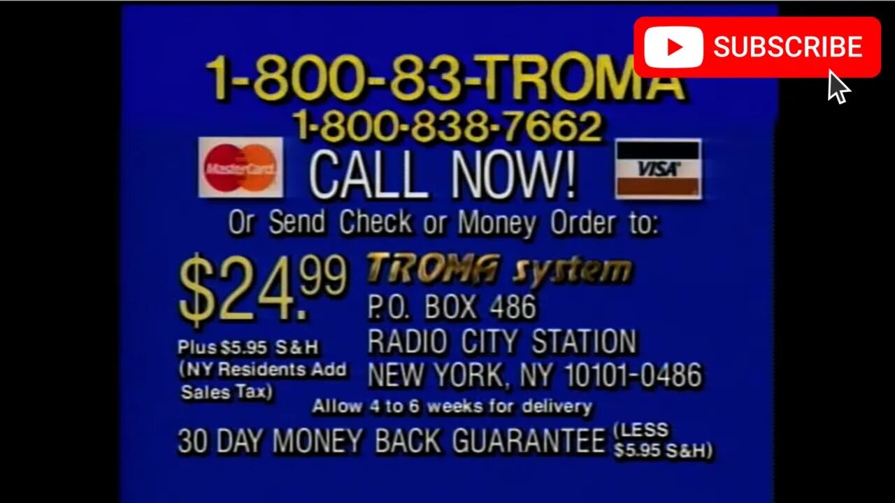 TROMA TRAILER TAPE [#troma #tromatrailers}