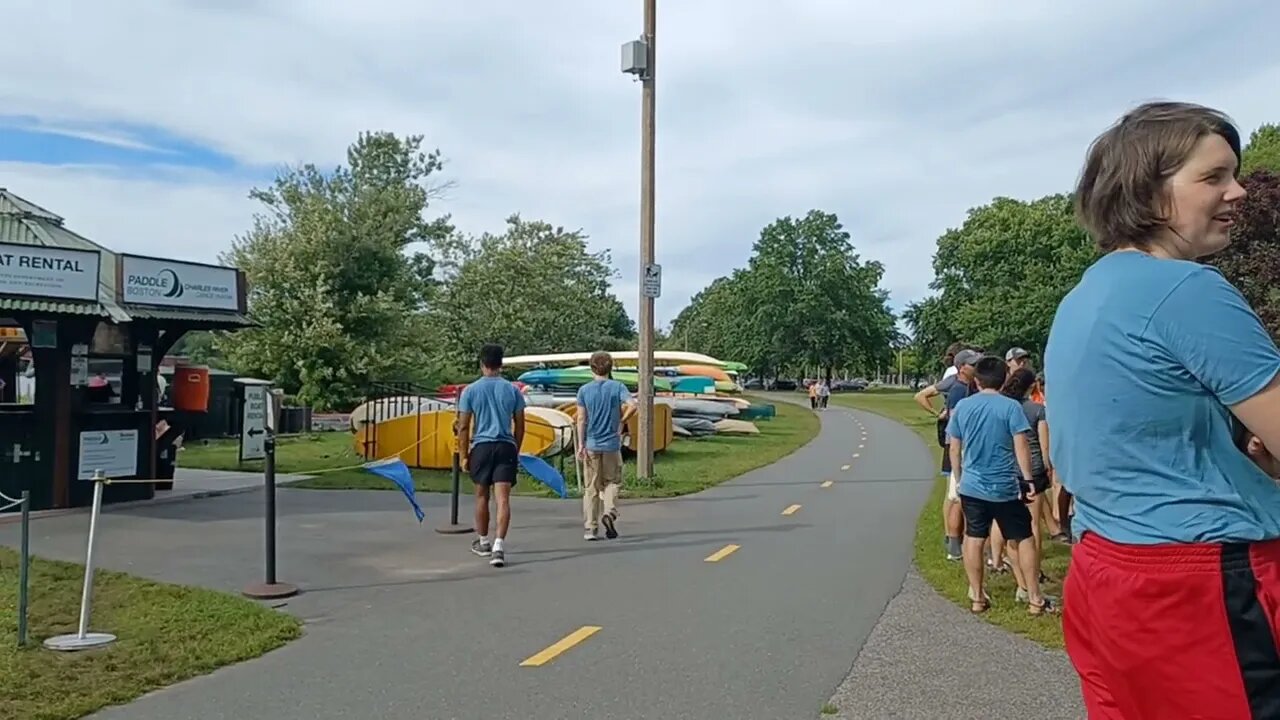 public boat rental along the Charles River