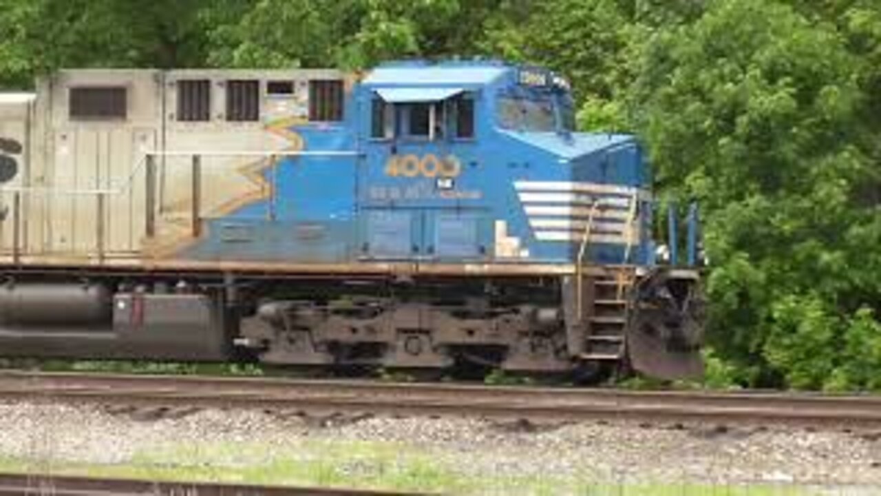 Norfolk Southern 4000 Blue from Berea, Ohio May 28, 2022