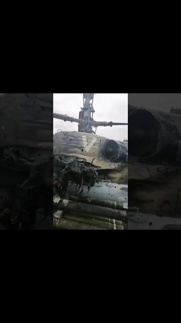 Ukraine War - Russian KA-52 Shot Down