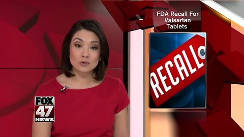 Pharmaceutical company is recalling blood pressure medication