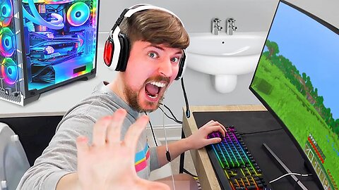 World's Best Bathroom Gaming Setup