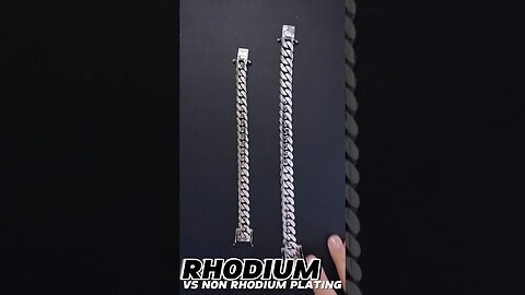 DOES WHITE GOLD LOOK BETTER WITH RHODIUM PLATING? #cubaknowknowsjewelry #shorts