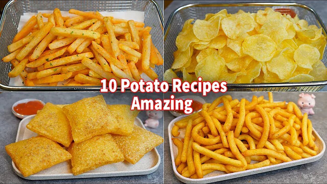 10 Amazing Potato Recipes!! Collections ! French Fries , Potato Chip , Potato Snack