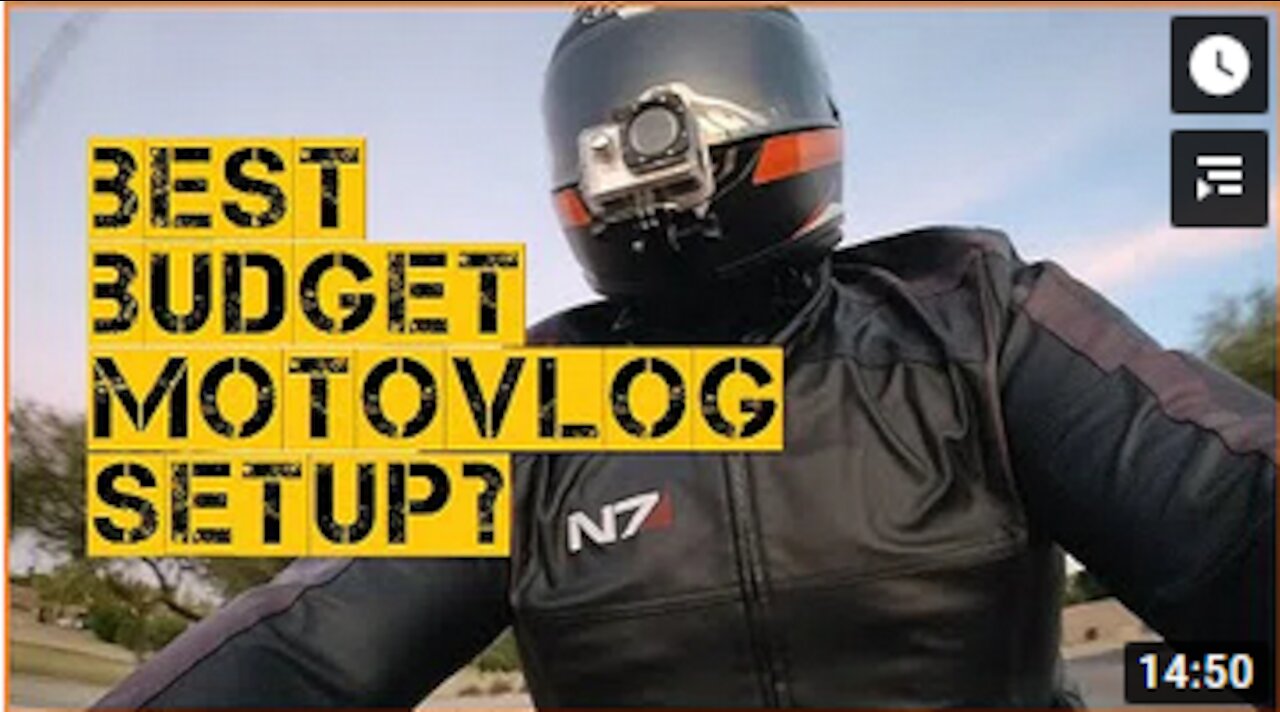 Basic Motovlog Setup for under $100