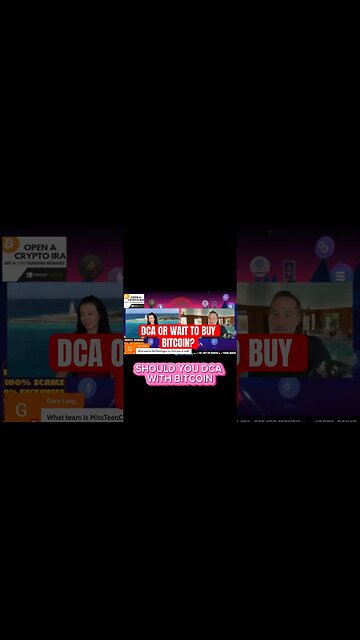 Should you DCA or wait to buy Bitcoin? #bitcoin #DCA #buyingbitcoin #crypto #missteencrypto #btc