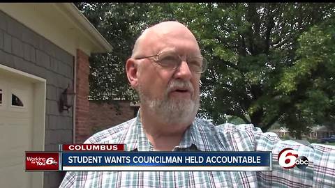 Student talks about scuffle with substitute teacher and city councilman