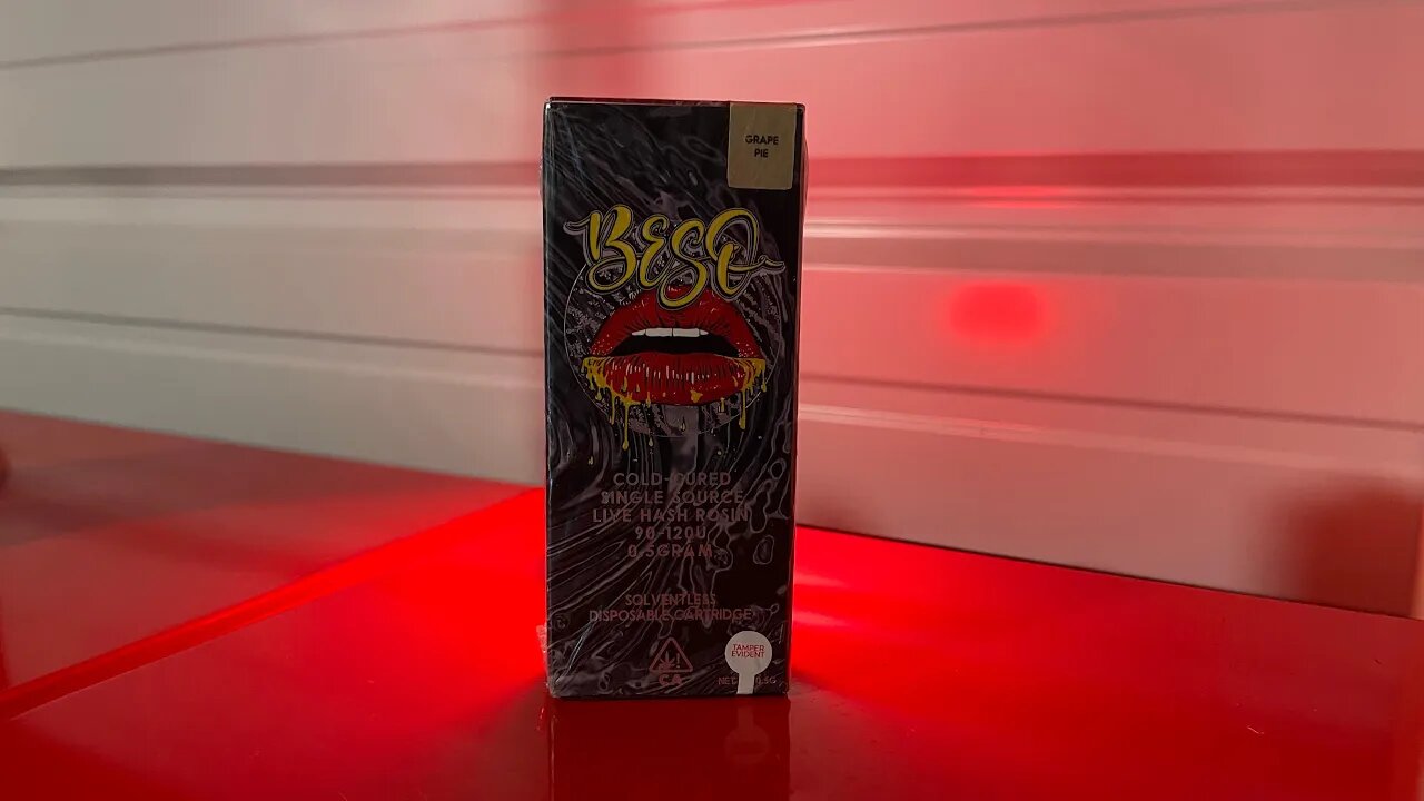 Follow up review: Beso Hash Rosin disposable | Strain: Grape Pie