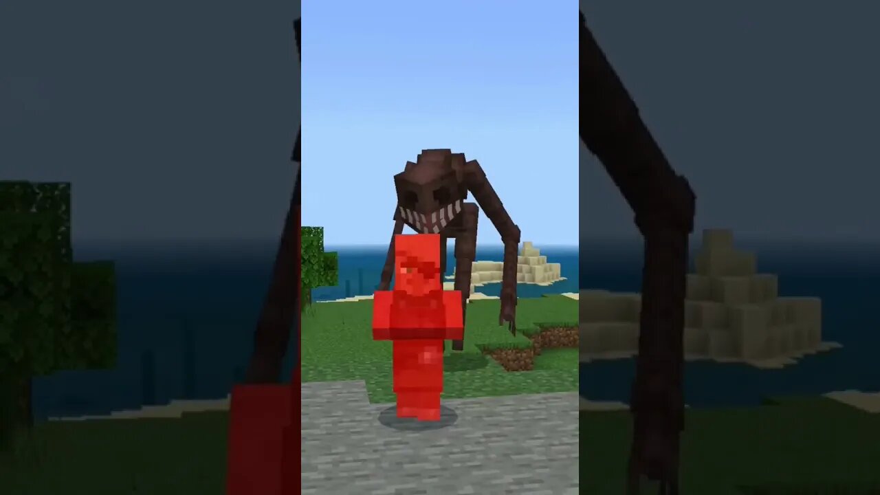 Encontrei um mostro no minecraft!! #viral #minecraft #shorts