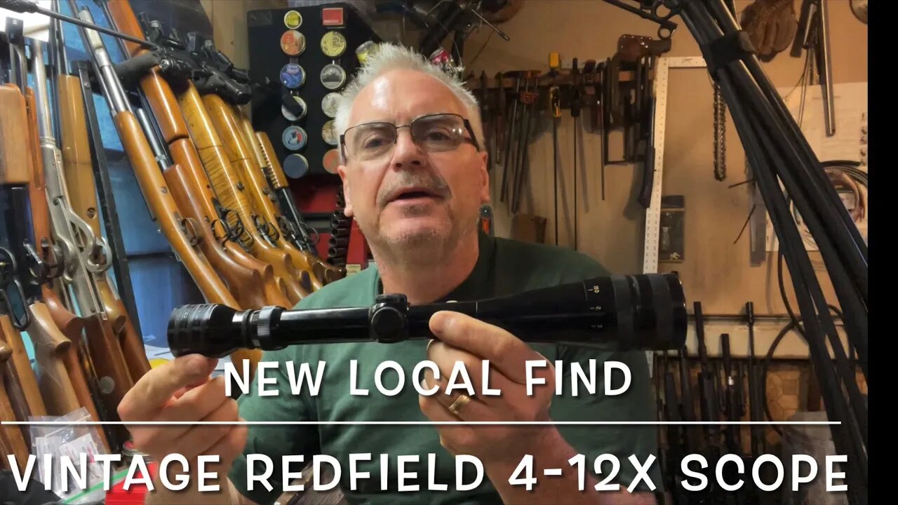 New local treasure! Vintage Redfield traditional 4-12x AO target scope which gun to put it on? 🤷♂️