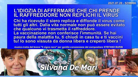 L'IDIOZIA DI AFFERMARE CHE CHI PRENDE IL REFFREDDORE NON REPLICHI IL VIRUS - 2021.07.20 - SDM#66
