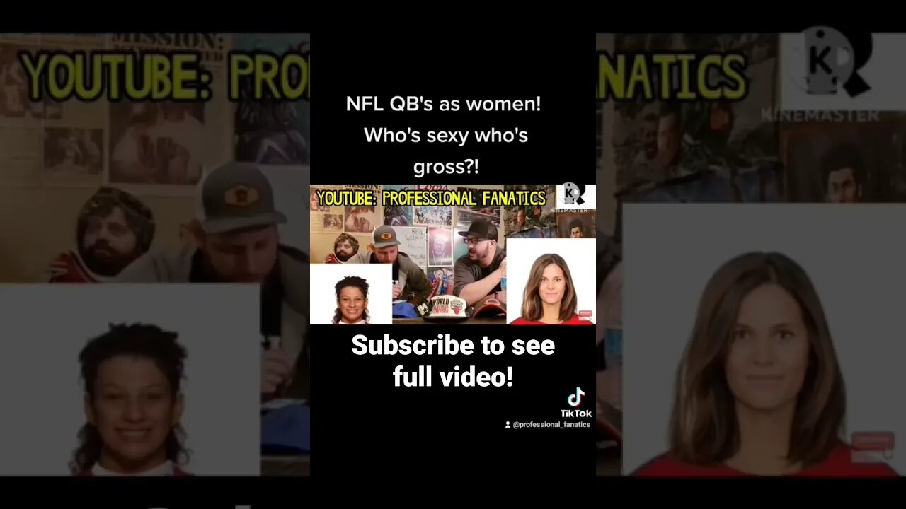 NFL QB's as women! #shorts #subscribe #like #nfl