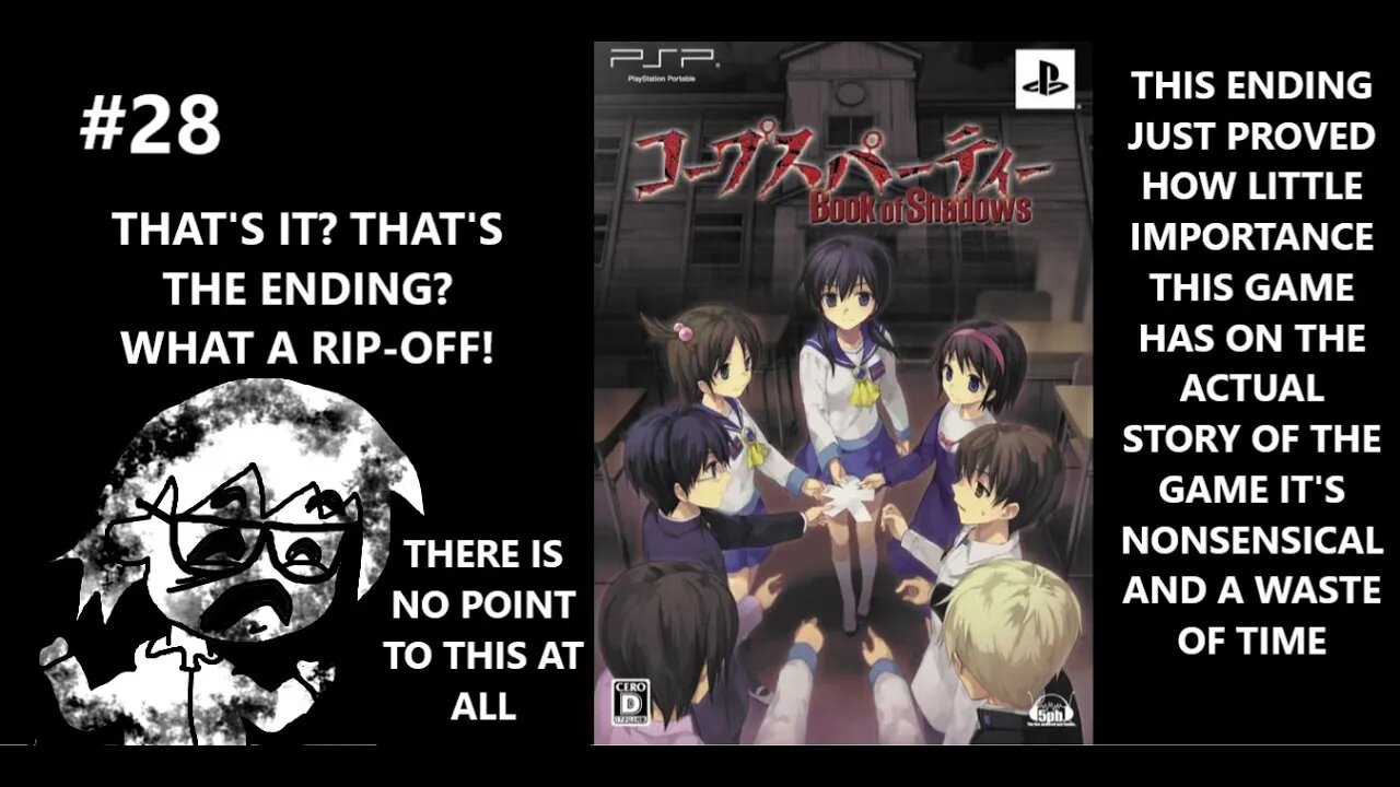 Corpse Party: Book of Shadows - Worst Wrong End Ever! That's Everything? WHAT A WASTE OF LIFE!!! P28