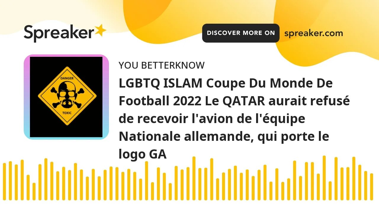 LGBTQ ISLAM Coupe Du Monde De Football 2022 Le QATAR aurait refusé de recevoir l'avion de l'équipe N