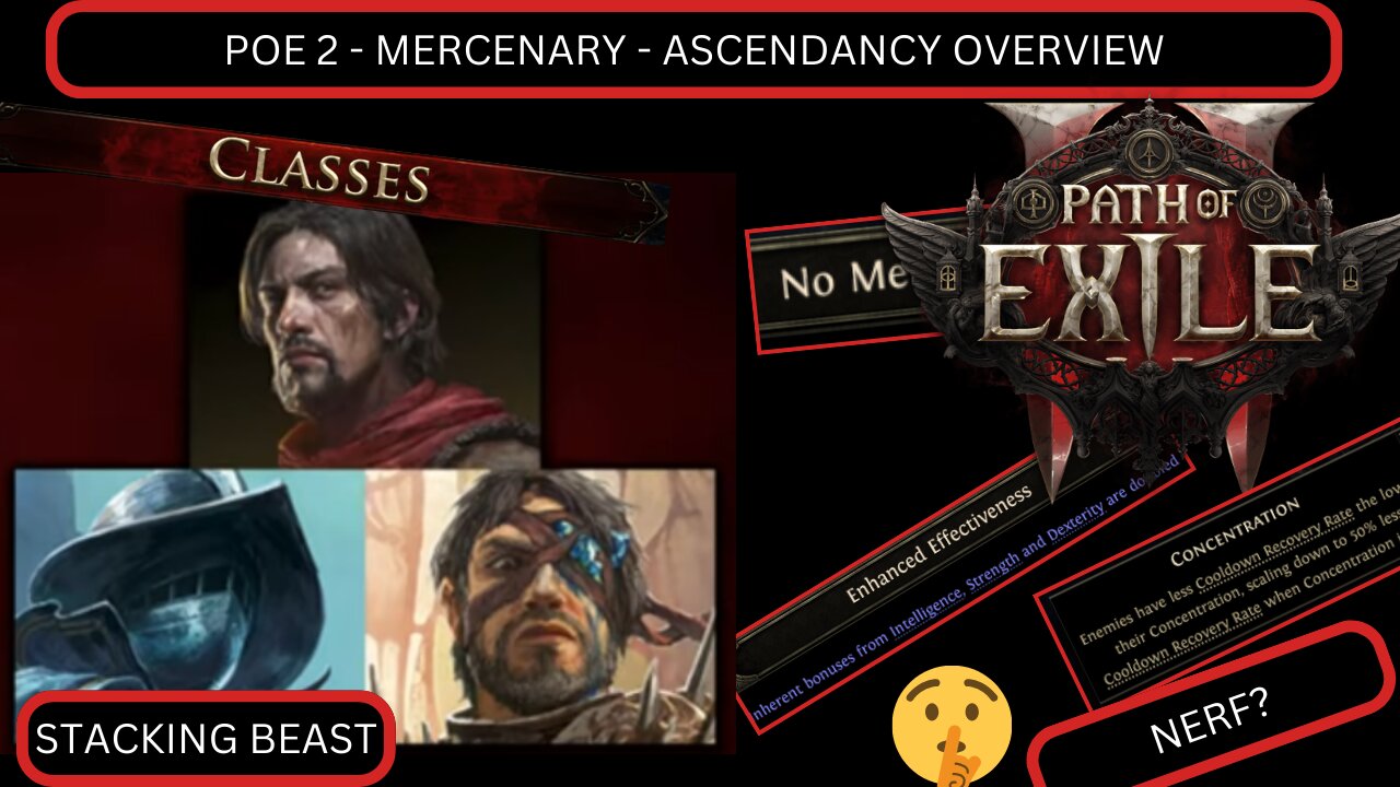 Path of EXILE 2 - THE WARRIOR- ASCENDANCIES- FULL REVEAL - ATTRIBUTE STACKING BEAST