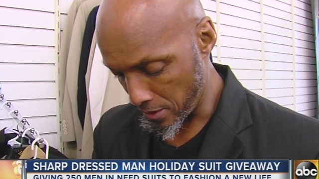 Sharp Dressed Man holds 2nd annual holiday suit giveaway