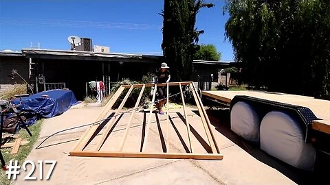 FRAMING THE TINY HOUSE WALLS