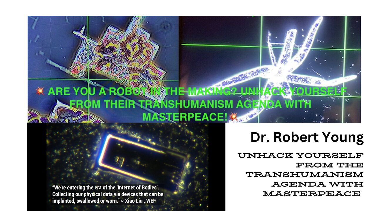 Unhack Yourself From The Transhumanism Agenda With MasterPeace - Dr. Robert Young