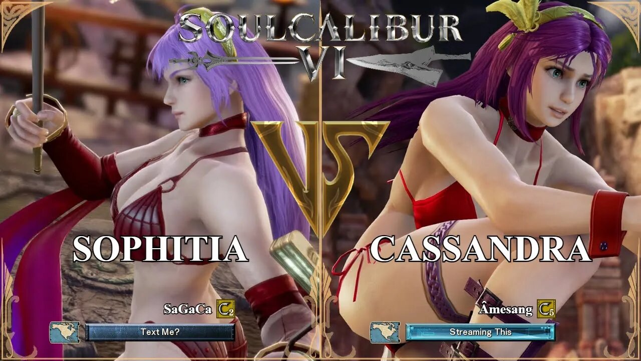 SoulCalibur VI — SaGaCa (Sophitia) VS Amesang (Cassandra) | Xbox Series X Ranked