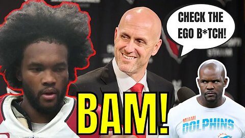 Cardinals GM CRUSHES Kyler Murray's FEELINGS! Brian Flores TOP CONTENDER for Arizona HC?!