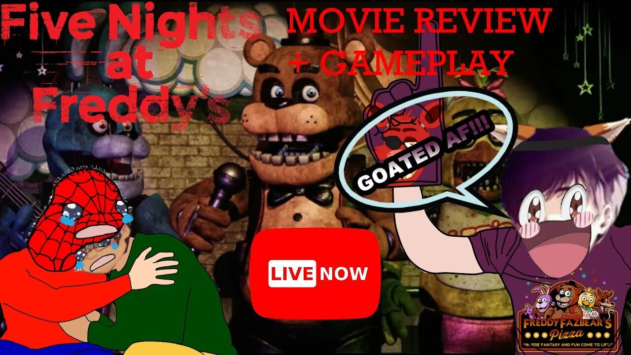 (SPOILERS) LIVE FIVE NIGHTS OF FREDDY'S MOVIE REVIEW #fnaf #fnafmovie