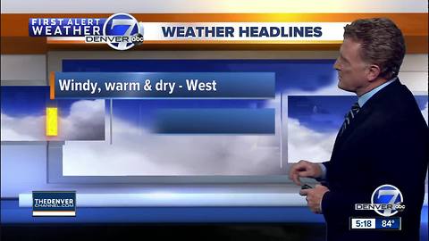 More storms and showers across Colorado on Friday, with a threat of severe weather in Denver