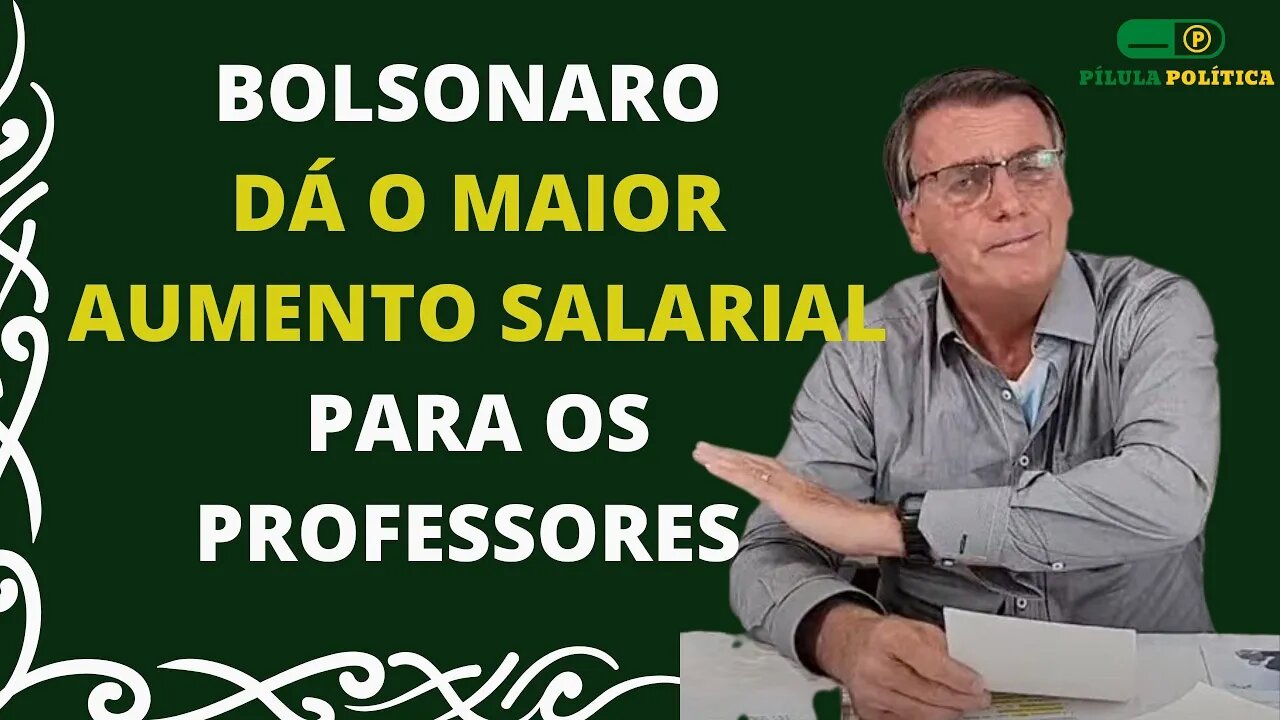 Bolsonaro ajusta em 33% o piso salarial dos professores do ensino básico - Live Bolsonaro 03/02/2022