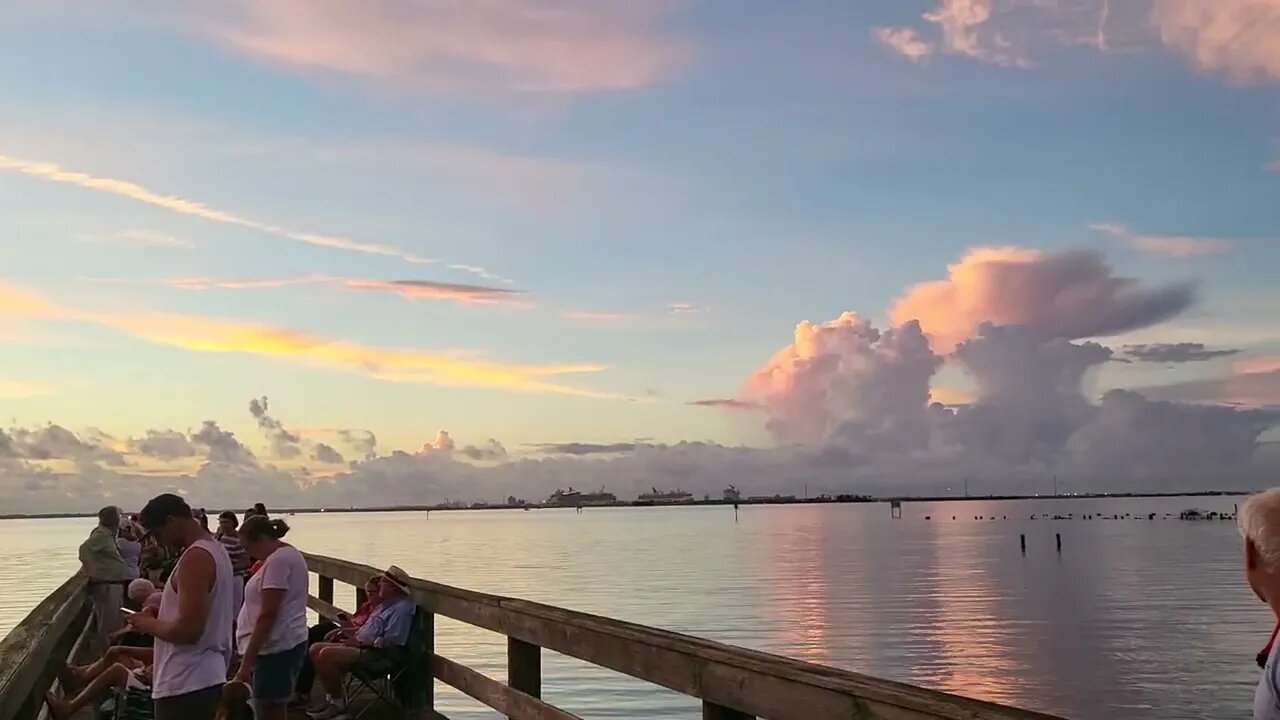 Just a beautiful morning at Cape Canaveral, Florida