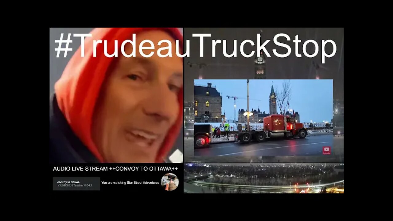 Ottawa Freedom Convoy - Live ++Convoy to Ottawa++ Audio Feed