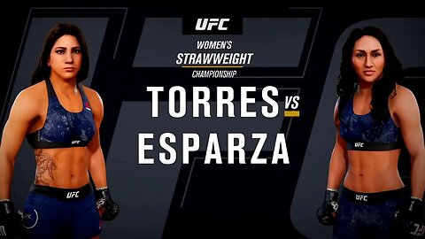 EA Sports UFC 3 Gameplay Carla Esparza vs Tecia Torres
