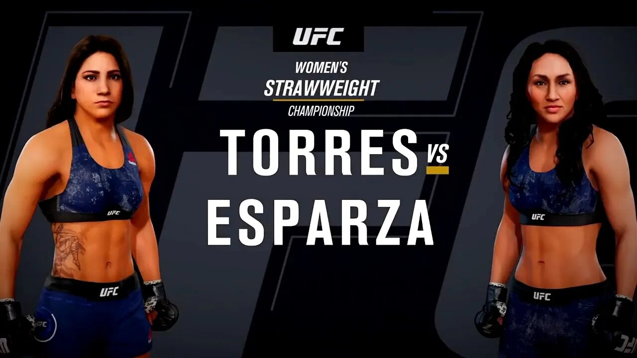EA Sports UFC 3 Gameplay Carla Esparza vs Tecia Torres