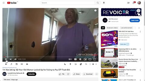 🟨 82歲老太未付77元垃圾費，戴上手銬帶走