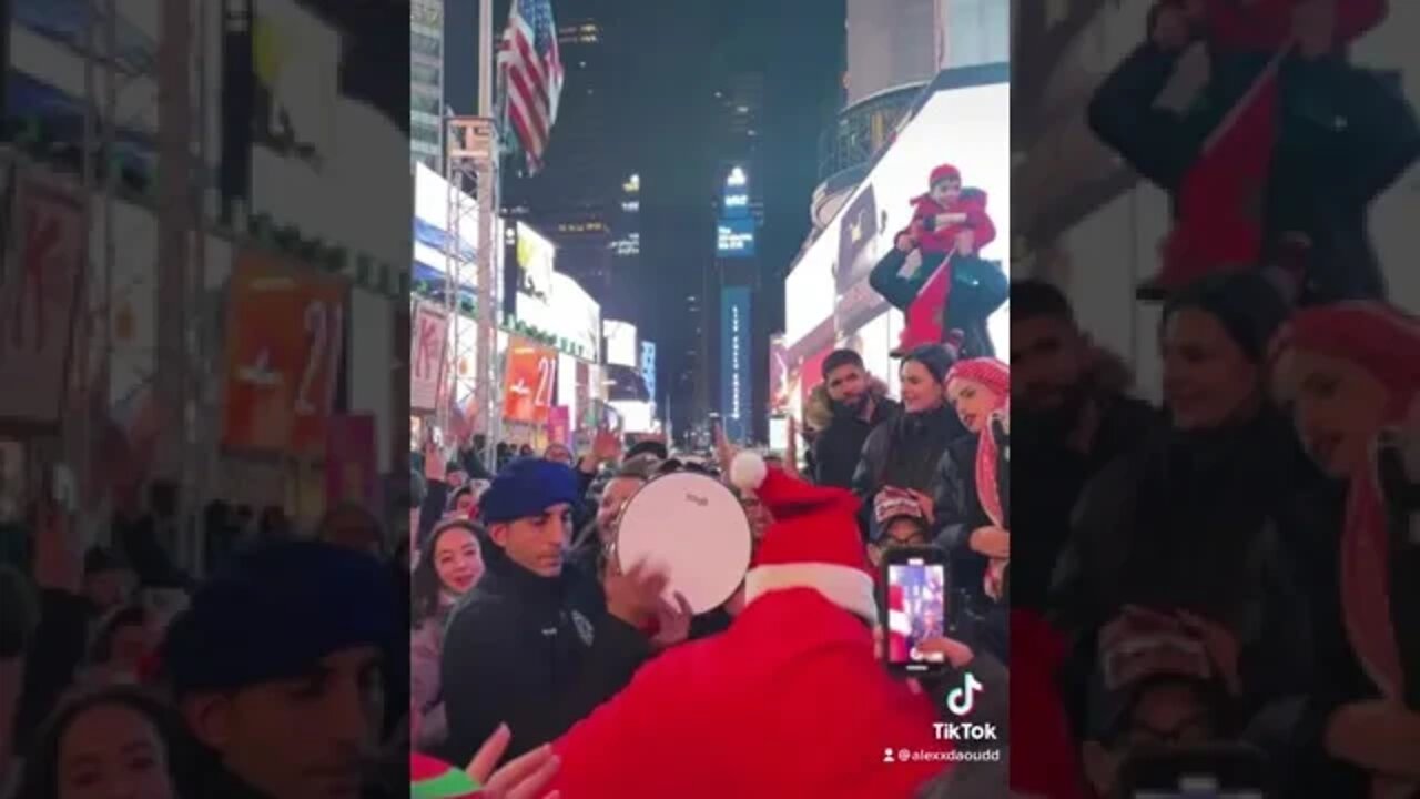 #northafricans #morocco #worldcup2022 #timesquare #nyc #africa #algeria #tunisia #fyp