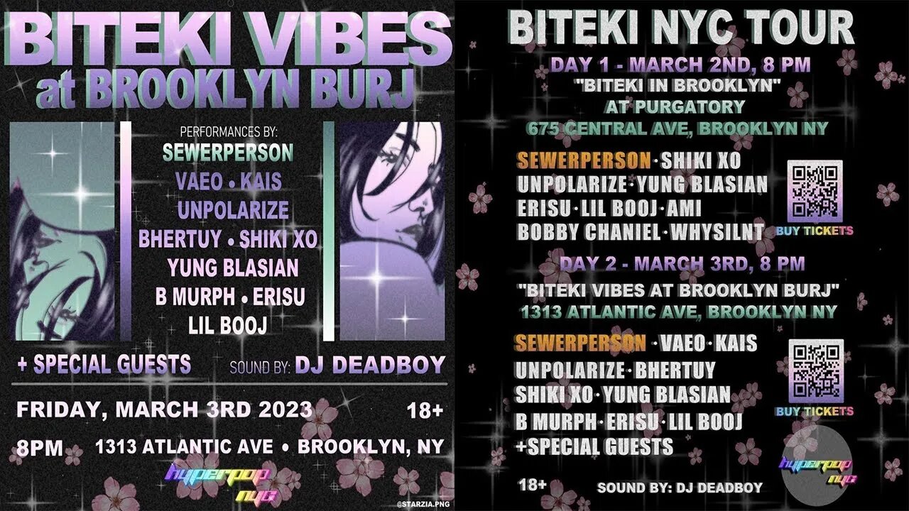 Biteki in Brooklyn Puredro Vlog [NIGHT 2]