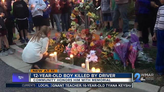 12-year-old boy remembered after he was struck and killed by driver